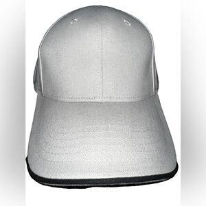 Blank Fitted Baseball Cap NU-FIT Stretch Hat White Athletic Sports Golf New L/xl